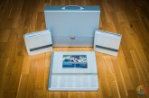 Pack Album Boda Completo, 1x35x35 + 2x24x24 en polipiel plata con Maletin